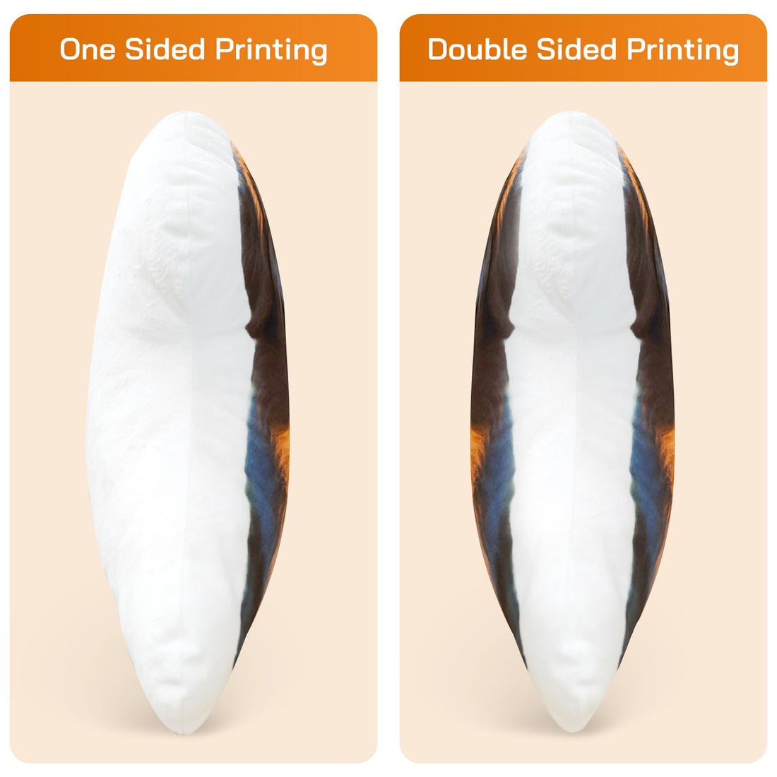 EOBIBIFUN Custom Pet Pillows with Picture, Customized Pet Pillow Personalized with Dog Cat Shaped, Custom Stuffed Animal for Pet Memorial Gifts for Loss of Dogs Cats, Funny Pillow with Face