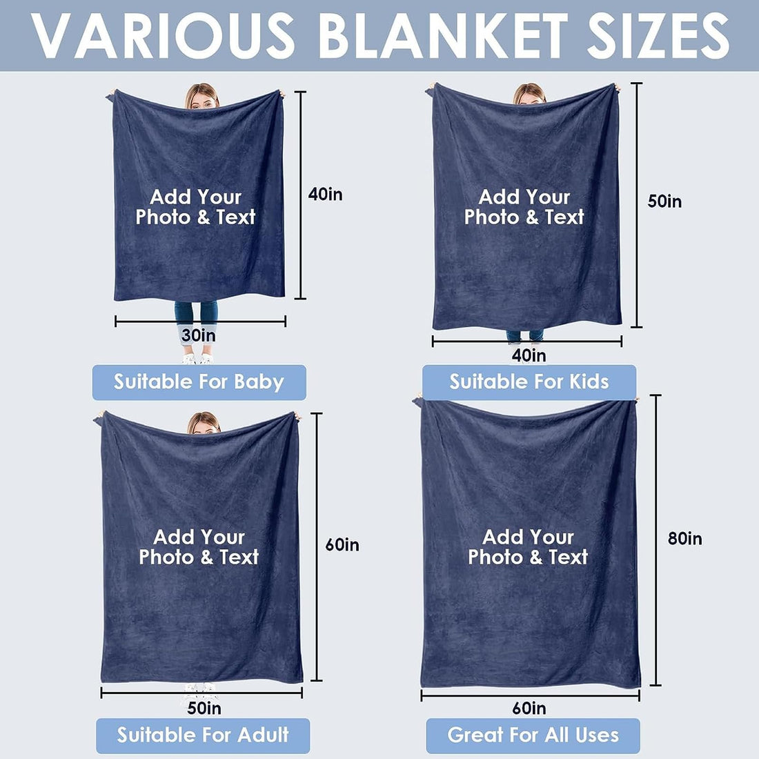 EOBIBIFUN Custom Sister Blanket---6photos