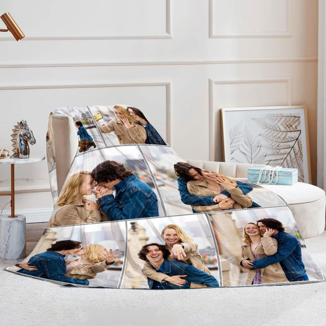 EOBIBIFUN Custom Blanket with Picture-8 Photo