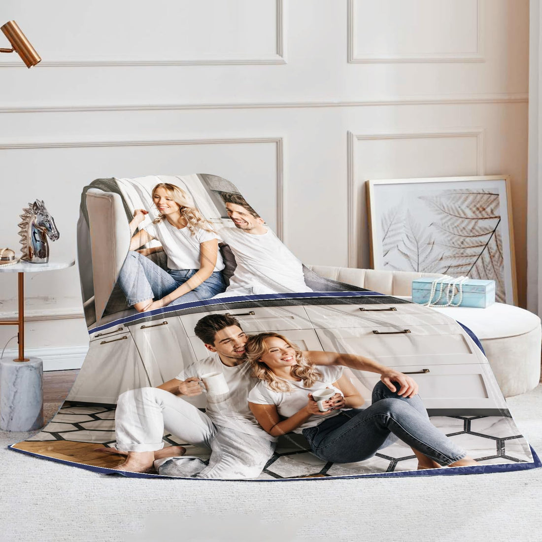 EOBIBIFUN Custom Blankets with Photos-2 Photo