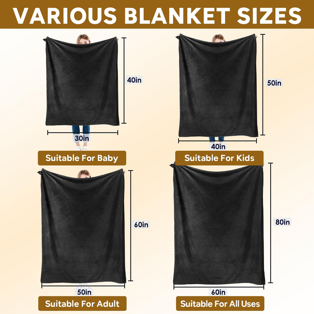 EOBIBIFUN Custom Blankets with Photos - --6photos